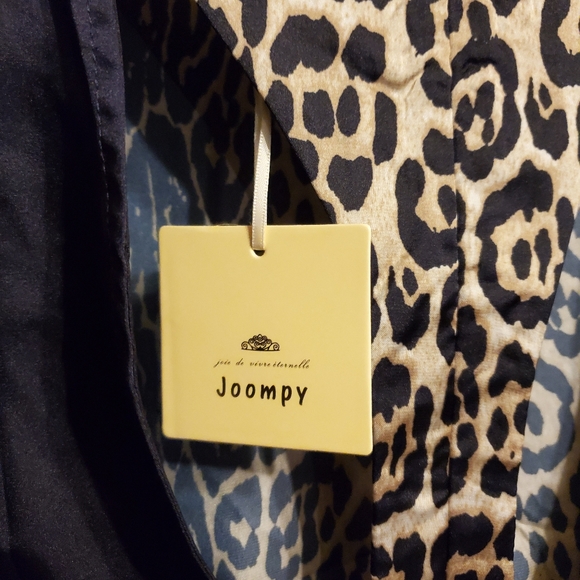 NWT Navy Cheetah Print Long Sleeve Top S-M-L - Picture 8 of 13